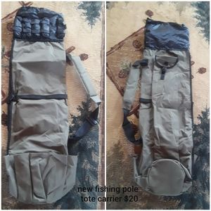 New fishing rod tote carrier